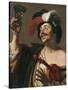 The Happy Violinist-Gerrit van Honthorst-Stretched Canvas