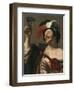 The Happy Violinist-Gerrit van Honthorst-Framed Giclee Print