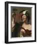 The Happy Violinist-Gerrit van Honthorst-Framed Giclee Print