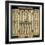 The Harbaville Triptych Depicting Christ Enthroned with the Virgin and St. John the Baptist-Byzantine-Framed Giclee Print