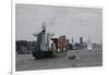 The Harbor Area of Hamburg, Germany-Dennis Brack-Framed Photographic Print