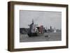 The Harbor Area of Hamburg, Germany-Dennis Brack-Framed Photographic Print