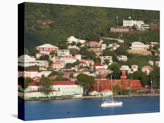 The Harbor at Charlotte Amalie, St. Thomas, Caribbean-Jerry & Marcy Monkman-Stretched Canvas