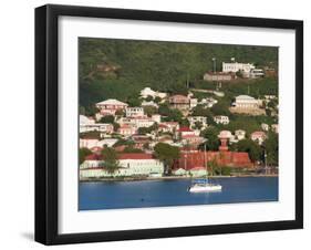 The Harbor at Charlotte Amalie, St. Thomas, Caribbean-Jerry & Marcy Monkman-Framed Photographic Print