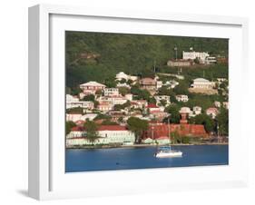 The Harbor at Charlotte Amalie, St. Thomas, Caribbean-Jerry & Marcy Monkman-Framed Photographic Print