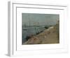 The Harbor At Cherbourg-Berthe Morisot-Framed Premium Giclee Print