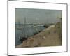 The Harbor At Cherbourg-Berthe Morisot-Mounted Premium Giclee Print