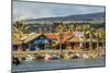 The Harbor at Hanga Roa on Easter Island (Isla De Pascua) (Rapa Nui), Chile, South America-Michael Nolan-Mounted Photographic Print