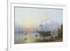 The Harbor at North Shields-Joseph Crawhall-Framed Giclee Print