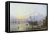 The Harbor at North Shields-Joseph Crawhall-Framed Stretched Canvas
