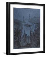 The Harbor, Genoa, 1913-Joseph Pennell-Framed Giclee Print