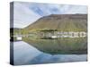 The harbor. Isafjordur, the capital of the Westfjords, Iceland.-Martin Zwick-Stretched Canvas