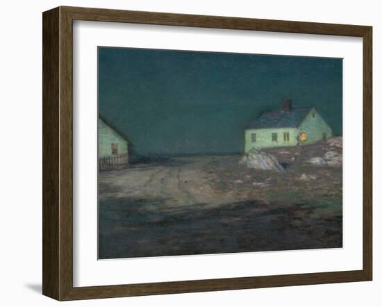 The Harbor Light, New York-Birge Harrison-Framed Giclee Print