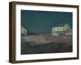 The Harbor Light, New York-Birge Harrison-Framed Giclee Print