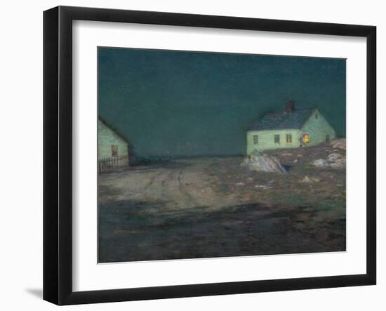 The Harbor Light, New York-Birge Harrison-Framed Giclee Print