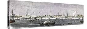 The Harbor of Bombay India of 1857-null-Stretched Canvas