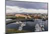 The Harbor Town of Stykkisholmur as Seen from Small Island of Stykkia on Snaefellsnes Peninsula-Michael Nolan-Mounted Photographic Print