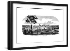 The Harbour and City of Kiel, Northern Germany, 1855-null-Framed Giclee Print