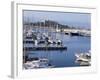 The Harbour and Fort Carre Where Napoleon was Imprisoned, Antibes, Alpes Maritimes, Cote d'Azur-Walter Rawlings-Framed Photographic Print