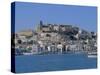 The Harbour and Ibiza Town, Ibiza, Balearic Islands, Spain, Europe-Firecrest Pictures-Stretched Canvas