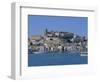 The Harbour and Ibiza Town, Ibiza, Balearic Islands, Spain, Europe-Firecrest Pictures-Framed Photographic Print