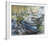 The Harbour and Lobster Pots, Estepona-Tuema Pattie-Framed Giclee Print