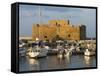 The Harbour and Paphos Fort, Paphos, Cyprus, Mediterranean, Europe-Stuart Black-Framed Stretched Canvas