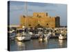 The Harbour and Paphos Fort, Paphos, Cyprus, Mediterranean, Europe-Stuart Black-Stretched Canvas