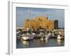 The Harbour and Paphos Fort, Paphos, Cyprus, Mediterranean, Europe-Stuart Black-Framed Photographic Print