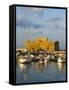 The Harbour and Paphos Fort, Paphos, Cyprus, Mediterranean, Europe-Stuart Black-Framed Stretched Canvas