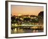 The Harbour and Prince's Palace at Sunset, Monte Carlo, Monaco, Cote d'Azur, Mediterranean, Europe-Sergio Pitamitz-Framed Photographic Print