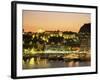 The Harbour and Prince's Palace at Sunset, Monte Carlo, Monaco, Cote d'Azur, Mediterranean, Europe-Sergio Pitamitz-Framed Photographic Print