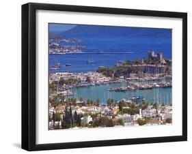 The Harbour and the Castle of St. Peter, Bodrum, Anatolia, Turkey, Asia Minor, Eurasia-Sakis Papadopoulos-Framed Photographic Print