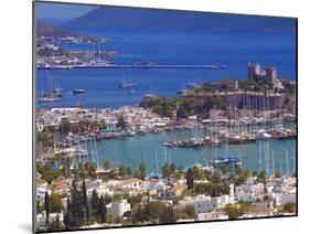 The Harbour and the Castle of St. Peter, Bodrum, Anatolia, Turkey, Asia Minor, Eurasia-Sakis Papadopoulos-Mounted Photographic Print