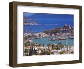 The Harbour and the Castle of St. Peter, Bodrum, Anatolia, Turkey, Asia Minor, Eurasia-Sakis Papadopoulos-Framed Photographic Print