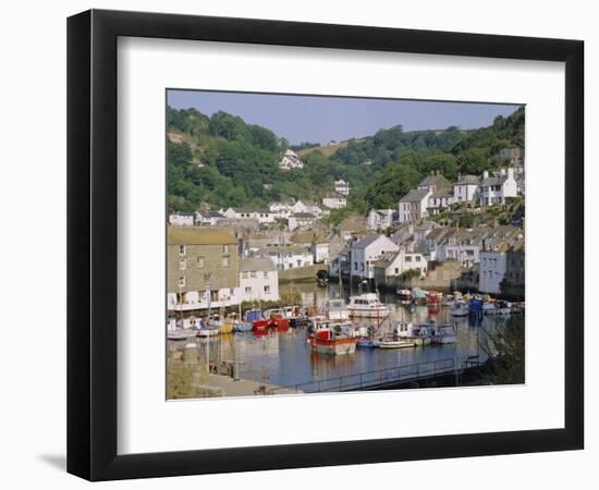 The Harbour and Village, Polperro, Cornwall, England, UK-Philip Craven-Framed Photographic Print