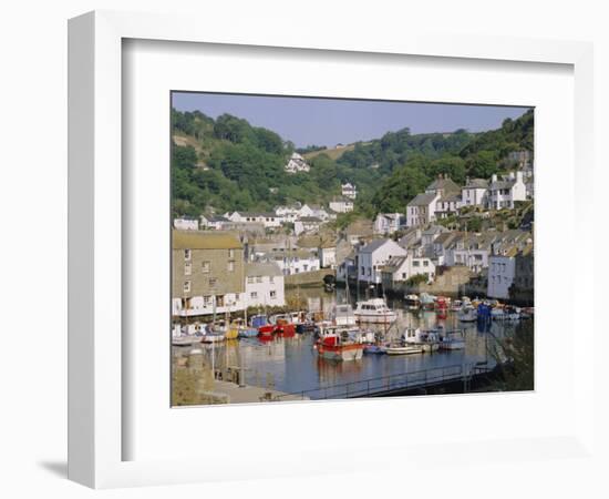 The Harbour and Village, Polperro, Cornwall, England, UK-Philip Craven-Framed Photographic Print