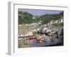 The Harbour and Village, Polperro, Cornwall, England, UK-Philip Craven-Framed Photographic Print