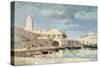 The Harbour at Algiers, 1876-Albert-Charles Lebourg-Stretched Canvas