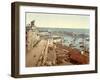 The Harbour at Algiers, Pub. C.1900-null-Framed Giclee Print