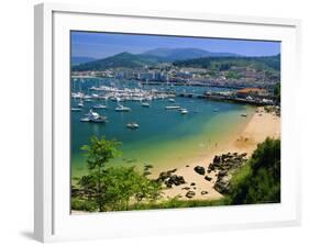 The Harbour at Bayona, Galicia, Spain, Europe-Duncan Maxwell-Framed Photographic Print