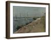 The Harbour at Cherbourg, 1871-Berthe Morisot-Framed Giclee Print