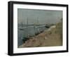 The Harbour at Cherbourg, 1871-Berthe Morisot-Framed Giclee Print