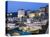 The Harbour at Dawn, Cres Town, Cres Island, Kvarner Gulf, Croatia, Adriatic, Europe-Stuart Black-Stretched Canvas