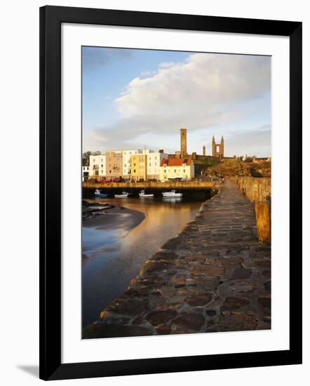 The Harbour at Dawn, St Andrews, Fife, Scotland-Mark Sunderland-Framed Photographic Print