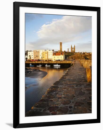 The Harbour at Dawn, St Andrews, Fife, Scotland-Mark Sunderland-Framed Photographic Print