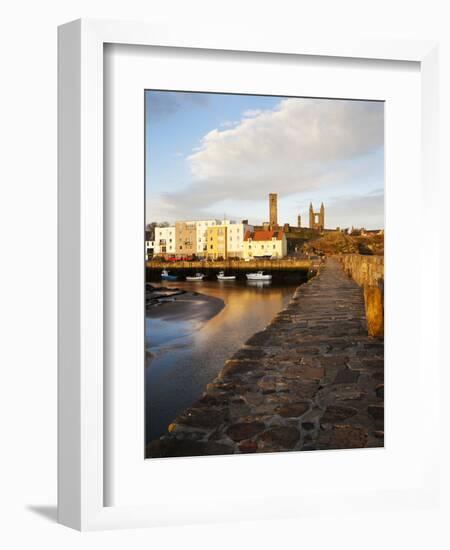 The Harbour at Dawn, St Andrews, Fife, Scotland-Mark Sunderland-Framed Photographic Print