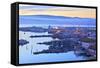 The Harbour at Dawn, Tangier, Morocco, North Africa, Africa-Neil Farrin-Framed Stretched Canvas