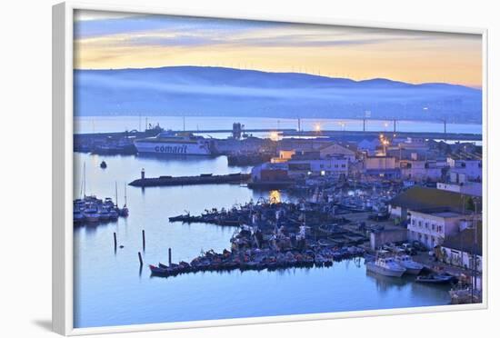 The Harbour at Dawn, Tangier, Morocco, North Africa, Africa-Neil Farrin-Framed Photographic Print