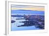 The Harbour at Dawn, Tangier, Morocco, North Africa, Africa-Neil Farrin-Framed Photographic Print